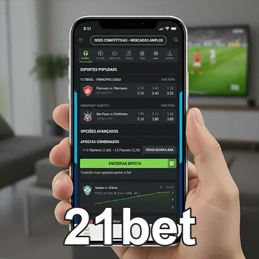 Imagem de apostas esportivas VIP no site 21bet, destacando promoções e serviços exclusivos.