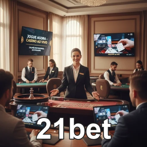 Imagem do 21bet, cassino online VIP com serviços exclusivos para jogadores premium.