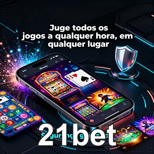 Imagem ilustrativa sobre segurança nos jogos móveis do site 21bet