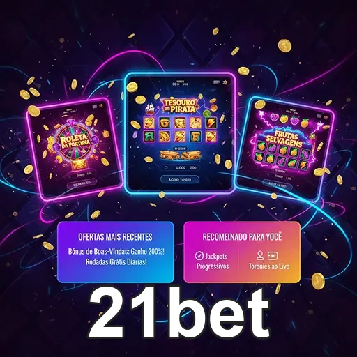Serviços VIP de cassino e jogos da 21bet, oferecendo experiência exclusiva para jogadores.